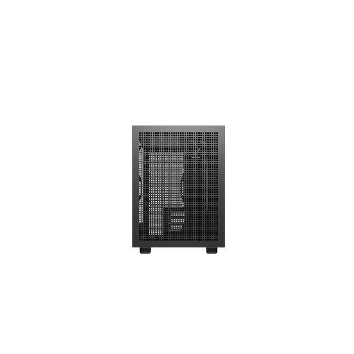DeepCool CH260 Micro-ATX Mini Tower PC Gaming Case, Wood, Tempered Glass Side Panel USB Type-C High Airflow Supports ATX PSU & RTX GPUs Black-Cases-Gigante Computers