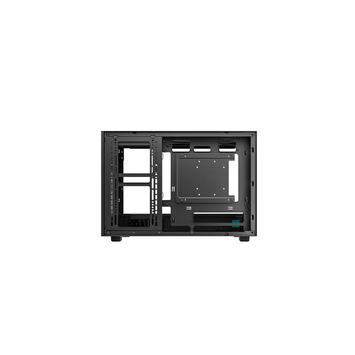 DeepCool CH260 Micro-ATX Mini Tower PC Gaming Case, Wood, Tempered Glass Side Panel USB Type-C High Airflow Supports ATX PSU & RTX GPUs Black-Cases-Gigante Computers