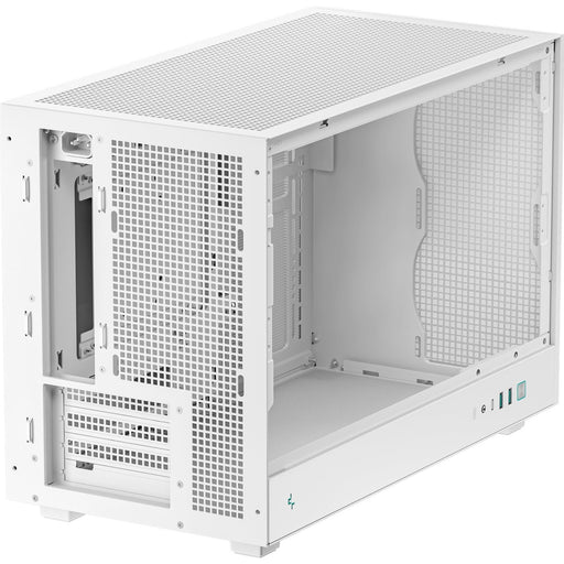 DeepCool CH260 White Micro-ATX Case, High-Airflow Compact PC Case with Tempered Glass Panel, USB-C Port, Supports 360mm Radiator, ATX PSU, Black-Cases-Gigante Computers