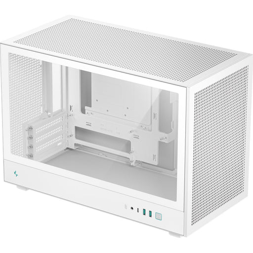 DeepCool CH260 White Micro-ATX Case, High-Airflow Compact PC Case with Tempered Glass Panel, USB-C Port, Supports 360mm Radiator, ATX PSU, Black-Cases-Gigante Computers