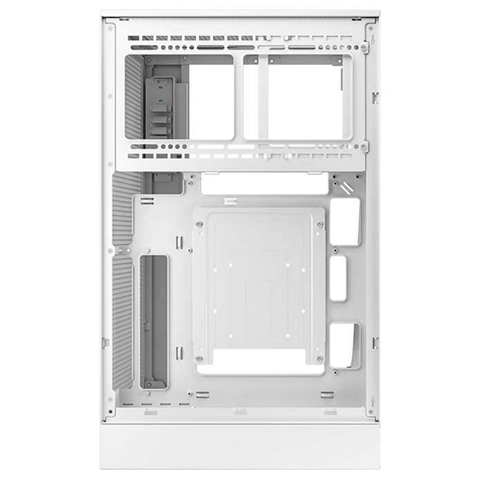 DeepCool CH270 Digital Micro-ATX Case, Mini-Tower PC Case with Tempered Glass Side Panel, USB-C Port, High Airflow Support for 360mm Radiator, ATX PSU, White-Cases-Gigante Computers
