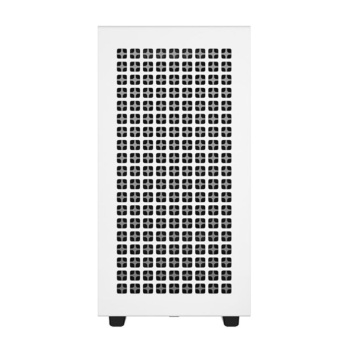 DeepCool CH370 WH Micro ATX Case with Tempered Glass Side Panel, 2 x USB 3.0, 4 x Expansion Slots with support for a 360mm Radiator and up to 8x 120mm Fans, White-Cases-Gigante Computers