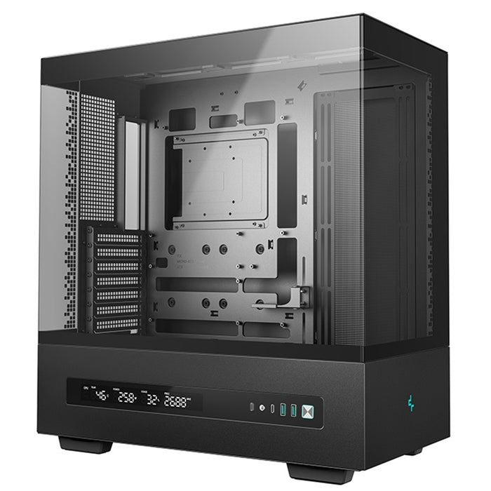 DeepCool CH690 Digital ATX Mid-Tower Case, High-Airflow PC Case with Semi-Glass Panel, USB-C Port, Support for 420mm Radiator, 450mm GPU, ATX PSU, Black-Cases-Gigante Computers