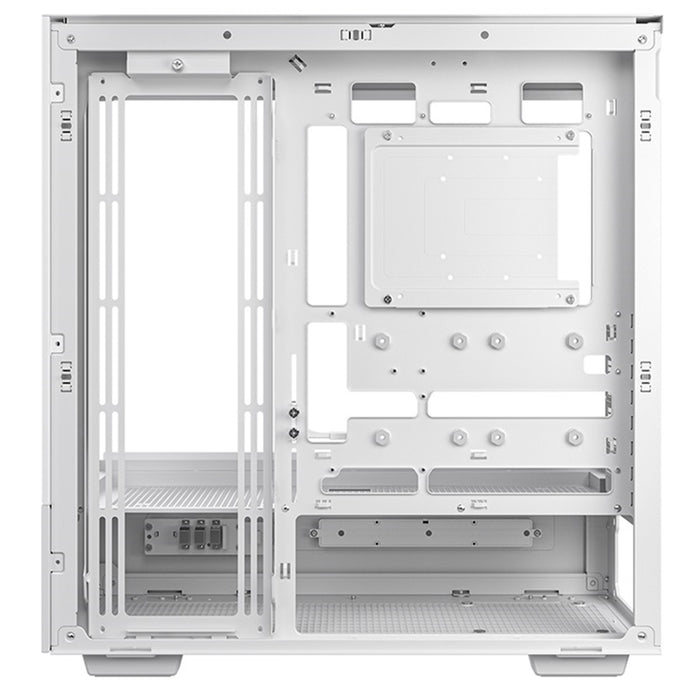 DeepCool CH690 Digital ATX Mid-Tower Case, High-Airflow PC Case with Semi-Glass Panel, USB-C Port, Support for 420mm Radiator, 450mm GPU, ATX PSU, White-Cases-Gigante Computers