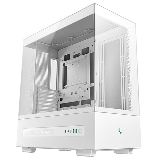 DeepCool CH690 Digital ATX Mid-Tower Case, High-Airflow PC Case with Semi-Glass Panel, USB-C Port, Support for 420mm Radiator, 450mm GPU, ATX PSU, White-Cases-Gigante Computers