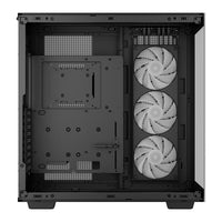 DeepCool CH780, Black, Full Tower Gaming Case, Tempered Glass, 1x 420mm ARGB Side fan, Mini-ITX / M-ATX / ATX / E-ATX-Cases-Gigante Computers
