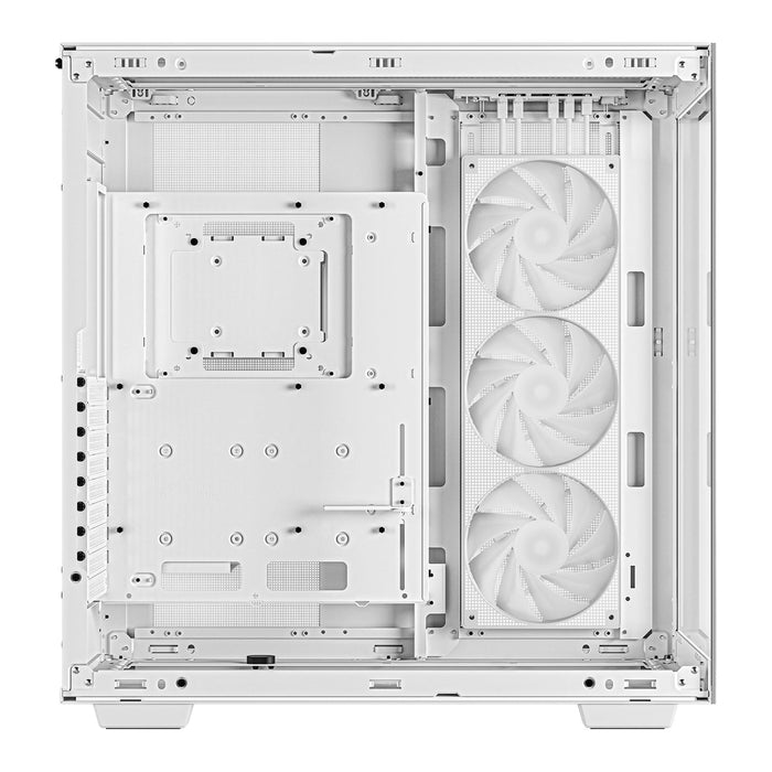 DeepCool CH780, White, Full Tower Gaming Case, Tempered Glass, 1x 420mm ARGB Side fan, Mini-ITX / M-ATX / ATX / E-ATX-Cases-Gigante Computers