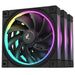 DeepCool FL12 120mm PWM 3 Pack Fan - High Performance, Low Noise, Fluid Dynamic Bearing, 36 ARGB LEDs, 500-2150 RPM, 55 CFM Airflow, 4-Pin PWM Control-Fans-Gigante Computers