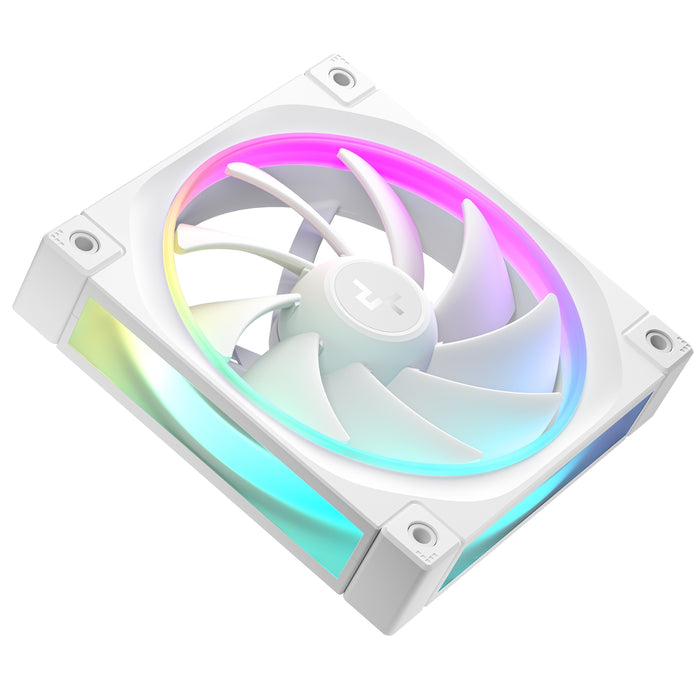 DeepCool FL12 120mm PWM 3 Pack White Fan - High Performance, Low Noise, Fluid Dynamic Bearing, 36 ARGB LEDs, 500-2150 RPM, 55 CFM Airflow, 4-Pin PWM Control-Fans-Gigante Computers