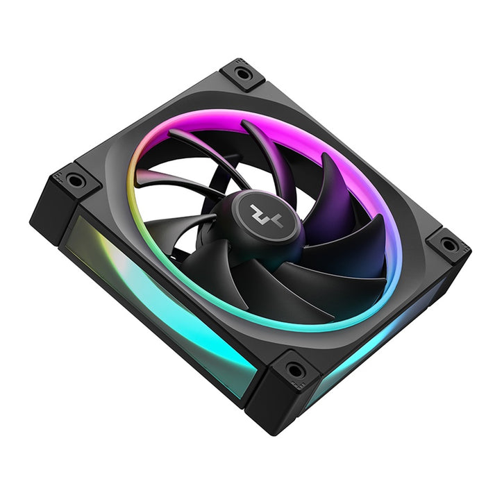 DeepCool FL12 120mm PWM Fan - High Performance, Low Noise, Fluid Dynamic Bearing, 36 ARGB LEDs, 500-2150 RPM, 55 CFM Airflow, 4-Pin PWM Control-Fans-Gigante Computers