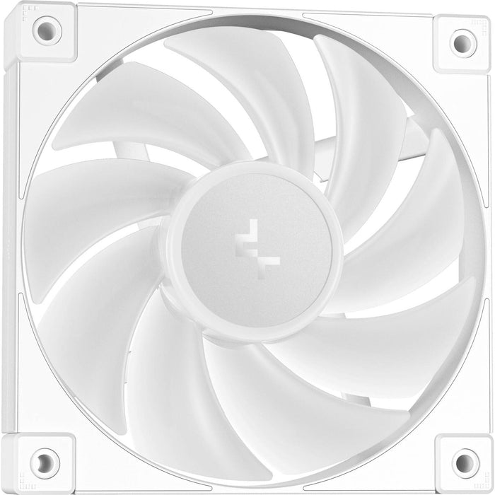 DeepCool LD 360 AIO Liquid CPU Cooler,White, Universal Socket, 360mm Radiator, PWM 2400RPM Cooling Fans, Addressable RGB LED Lighting, Fully Customizable Infinity Mirror Cap Design, Digital Display,-Fans-Gigante Computers