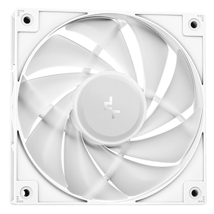DeepCool LE240 V2 White 240mm Liquid CPU Cooler, Dual 120mm ARGB Fans, Anti-Leak Tech, Quiet Pump, High Performance for Intel & AMD Sockets-Fans-Gigante Computers