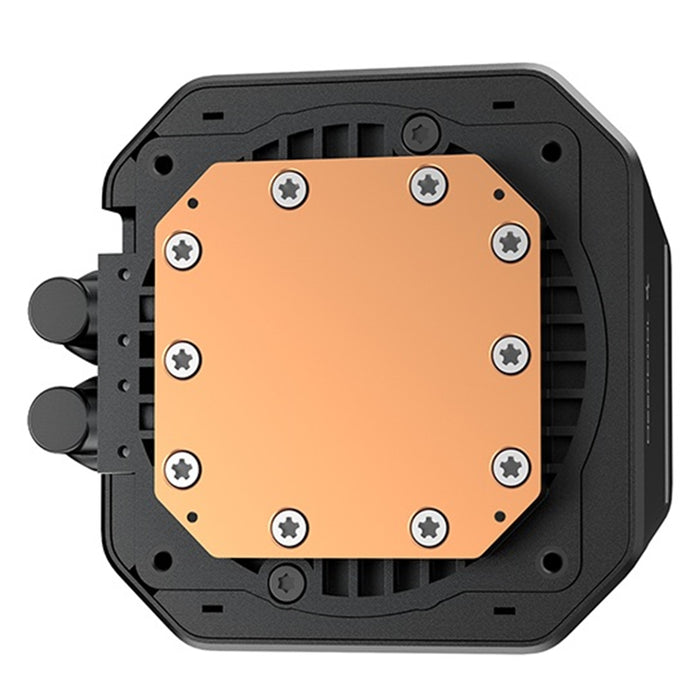 DeepCool LM240 Liquid CPU Cooler with 2.4" IPS Display, 240mm AIO, Dual 120mm ARGB Fans, Anti-Leak Technology, PWM Pump, Intel LGA 1851/1700 & AMD AM5 Compatible, Black-Fans-Gigante Computers