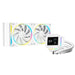 DeepCool LM240 White Liquid CPU Cooler with 2.4" IPS Display, 240mm AIO, Dual 120mm ARGB Fans, Anti-Leak Technology, PWM Pump, Intel LGA 1851/1700 & AMD AM5 Compatible, White-Fans-Gigante Computers