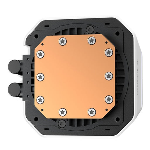 DeepCool LM360 Liquid CPU Cooler with 2.4" IPS Display, 360mm AIO, Triple 120mm ARGB Fans, Anti-Leak Technology, PWM Pump, Intel LGA 1851/1700 & AMD AM5 Compatible, White-Fans-Gigante Computers