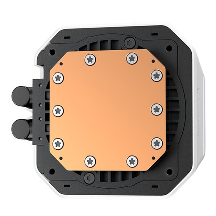 DeepCool LM360 Liquid CPU Cooler with 2.4" IPS Display, 360mm AIO, Triple 120mm ARGB Fans, Anti-Leak Technology, PWM Pump, Intel LGA 1851/1700 & AMD AM5 Compatible, White-Fans-Gigante Computers