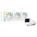 DeepCool LM360 Liquid CPU Cooler with 2.4" IPS Display, 360mm AIO, Triple 120mm ARGB Fans, Anti-Leak Technology, PWM Pump, Intel LGA 1851/1700 & AMD AM5 Compatible, White-Fans-Gigante Computers
