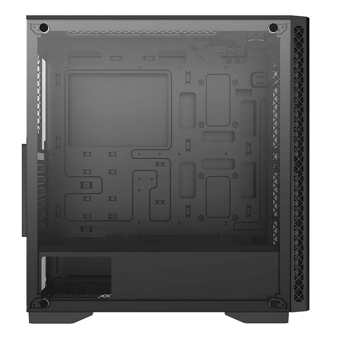 DeepCool MATREXX 50 ADD-RGB 4F Mid Tower 1 x USB 3.0 / 2 x USB 2.0 Tempered Glass Side & Front Window Panels Black Case with Addressable RGB LED Fans-Cases-Gigante Computers