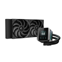 DeepCool Mystique 240 CPU Cooler, ARGB, Personalized Cooling with 2.8" TFT LCD Screen and Enhanced Pump Performance, 5 year warranty-Fans-Gigante Computers