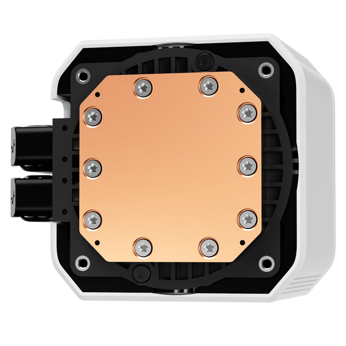 DeepCool Mystique 240 WH ARGB Liquid CPU Cooler with 2.83" TFT LCD Display, 240mm Radiator, Addressable RGB Fans, Hydro Bearing, and Wide Compatibility for Intel & AMD Sockets-CPU Fans & Paste-Gigante Computers