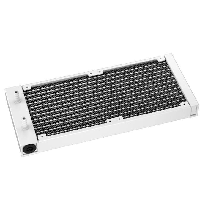 DeepCool Mystique 240 WH ARGB Liquid CPU Cooler with 2.83" TFT LCD Display, 240mm Radiator, Addressable RGB Fans, Hydro Bearing, and Wide Compatibility for Intel & AMD Sockets-CPU Fans & Paste-Gigante Computers