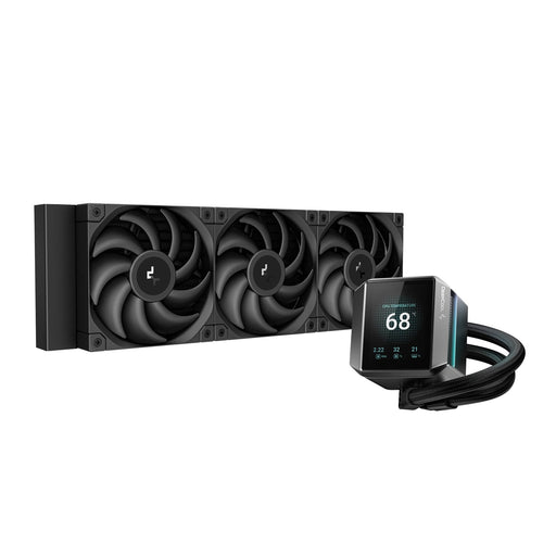 DeepCool Mystique 360 CPU Cooler, ARGB, Personalized Cooling with 2.8" TFT LCD Screen and Enhanced Pump Performance, 5 year warranty-Fans-Gigante Computers