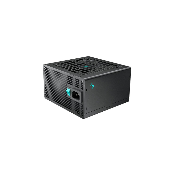 DeepCool PL750D 750W PSU, 120mm Silent Hydro Bearing Fan, 80 PLUS Bronze, Non Modular, UK Plug, Flat Black Cables, Stable with Low Noise Performance-Power Supplies-Gigante Computers