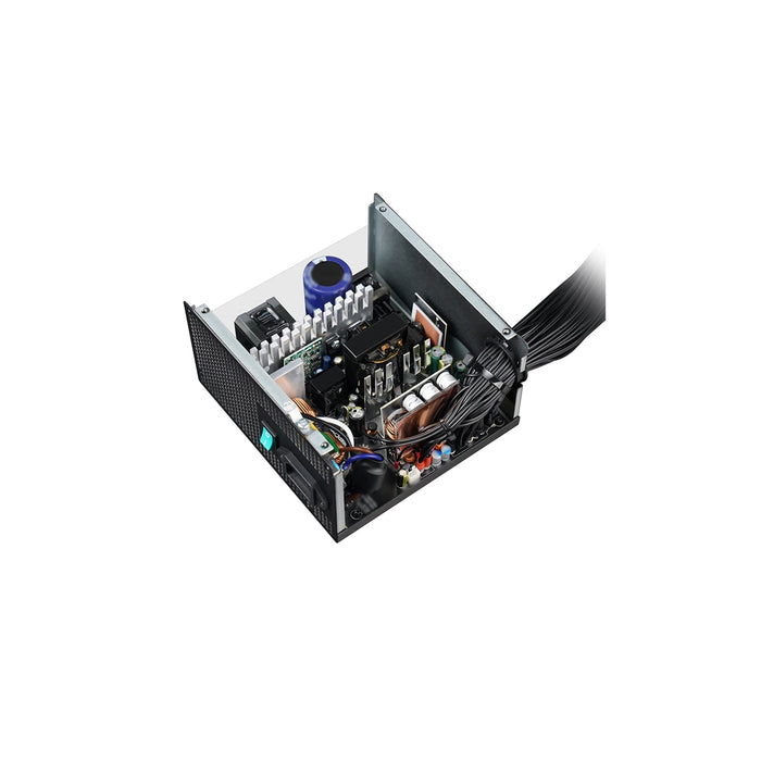 DeepCool PN750D 750W PSU, ATX 3.1, 120mm Silent High Performance Fan, 80 PLUS Gold, Non Modular, UK Plug, Flat Black Cables, Japanese Bulk Capacitors-Power Supplies-Gigante Computers