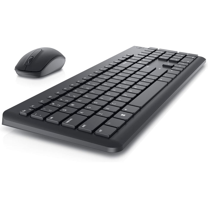 Dell KM3322W-R Wireless Keyboard and Mouse Set for Windows, 2.4GHz Wireless, QWERTY UK English Layout, Black-Keyboard-Gigante Computers
