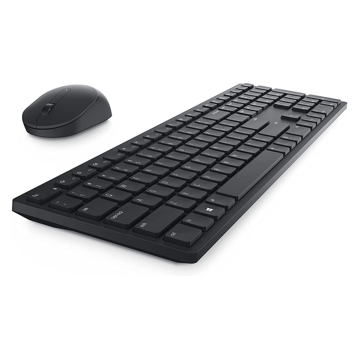 Dell KM5221W Pro Wireless Keyboard and Mouse Set for Windows, 2.4GHz Wireless, QWERTY UK English Layout, Black-Keyboard-Gigante Computers