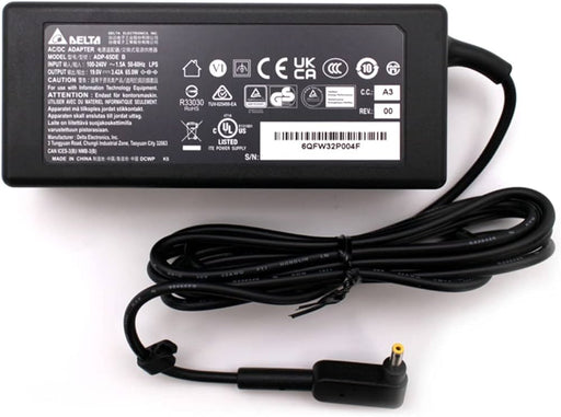 Delta 65W 19V 3.42A 3.0mm x 1.0mm Laptop Charger-Power Adapters-Gigante Computers