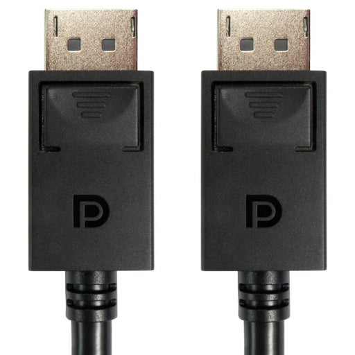 DisplayPort (M) to DisplayPort (M), DisplayPort 2.1, 1m, 8K60Hz Support, 2K240Hz (2560 x 1440) Support, UHBR10, 16k30Hz Support, 1080p Support 360Hz, Black-Cables-Gigante Computers