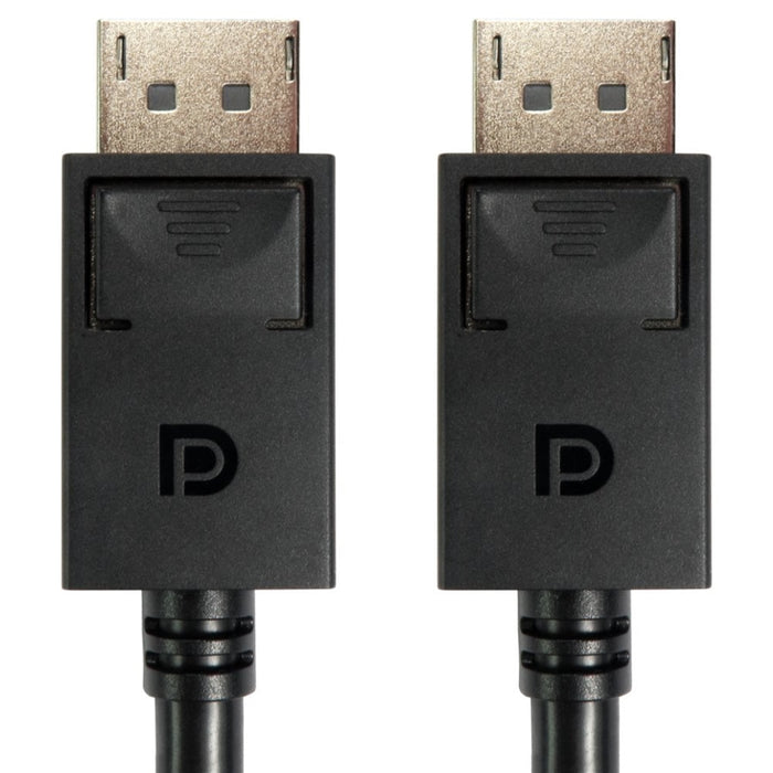 DisplayPort (M) to DisplayPort (M), DisplayPort 2.1, 1m, 8K60Hz Support, 2K240Hz (2560 x 1440) Support, UHBR10, 16k30Hz Support, 1080p Support 360Hz, Black-Cables-Gigante Computers
