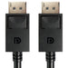 DisplayPort (M) to DisplayPort (M), DisplayPort 2.1, 1m, 8K60Hz Support, 2K240Hz (2560 x 1440) Support, UHBR10, 16k30Hz Support, 1080p Support 360Hz, Black-Cables-Gigante Computers