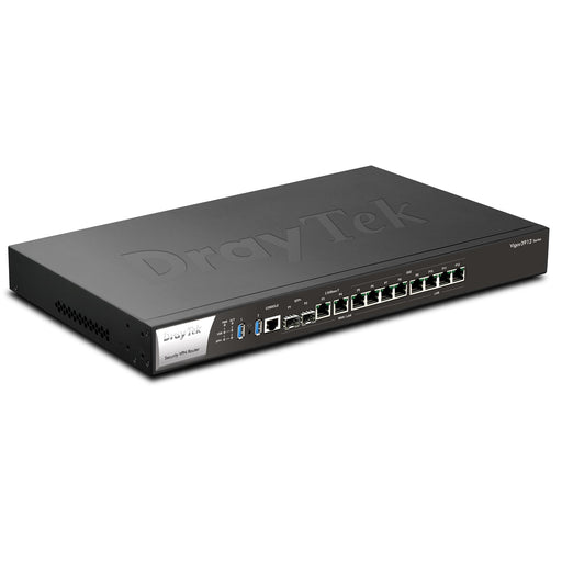 DrayTek V3912-K Vigor 3912 Wired 12.5Gb Enterprise Grade Multi-WAN Firewall Router-Networking-Gigante Computers