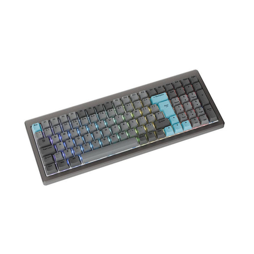 Ducky Cushion 98 Nickel UK Layout Ducky Silent Green Switch-Keyboard-Gigante Computers