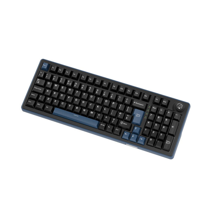 Ducky OK-M Tri-mode Mechanical Keyboard 98 Black-Blue UK Wine Red Switch-Keyboard-Gigante Computers