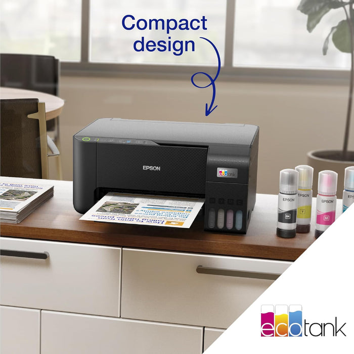 Epson EcoTank ET-2860 C11CJ67425 Multifunction Wi-Fi Ink Tank Printer Colour Wireless All-in-One A4, 5760x1440 DPI-Printers-Gigante Computers