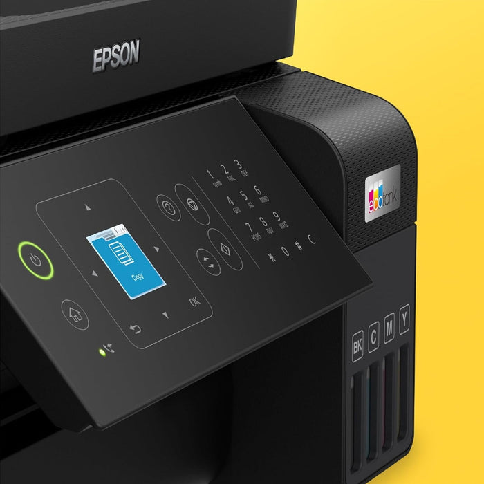 Epson EcoTank ET-3760 All-in-One Printer with Cartridge-Free Printing, Wireless, Scanner, Copier, and High-Yield Ink Perfect for Home or Office-Printers-Gigante Computers