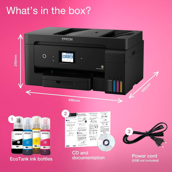 Epson Ecotank ET-15000 Colour Wireless A3 All-in-One Business Printer-Multi-function Printers-Gigante Computers