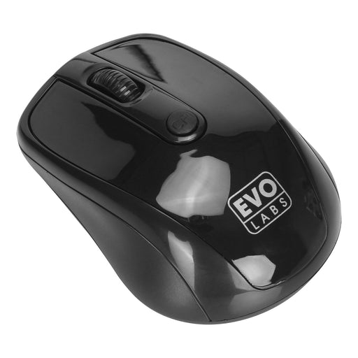 Evo Labs MO-234WBLK Wireless Black Mouse-Mice-Gigante Computers