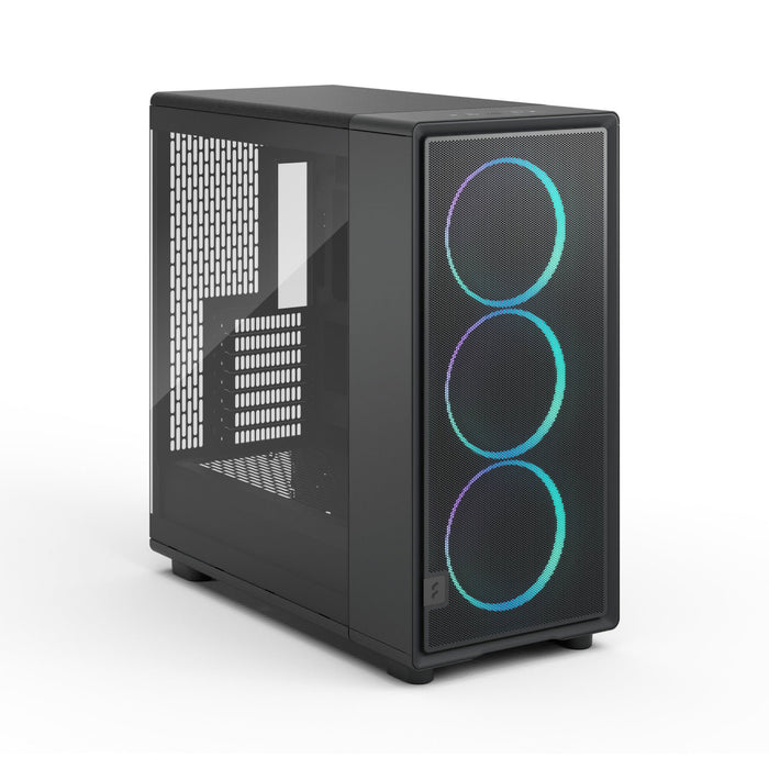 Fractal Design Epoch XL RGB Black E-ATX/ATX Mid Tower PC Case, Light-Tint Tempered Glass, 3 x 140mm Momentum RGB Fans, USB-C 20Gbps, 360mm Radiator Support, 425mm GPU Clearance-Cases-Gigante Computers
