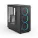 Fractal Design Epoch XL RGB Black E-ATX/ATX Mid Tower PC Case, Light-Tint Tempered Glass, 3 x 140mm Momentum RGB Fans, USB-C 20Gbps, 360mm Radiator Support, 425mm GPU Clearance-Cases-Gigante Computers
