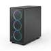 Fractal Design Epoch XL RGB Black E-ATX/ATX Mid Tower PC Case, Light-Tint Tempered Glass, 3 x 140mm Momentum RGB Fans, USB-C 20Gbps, 360mm Radiator Support, 425mm GPU Clearance-Cases-Gigante Computers