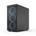 Fractal Design Epoch XL RGB Black E-ATX/ATX Mid Tower PC Case, Light-Tint Tempered Glass, 3 x 140mm Momentum RGB Fans, USB-C 20Gbps, 360mm Radiator Support, 425mm GPU Clearance-Cases-Gigante Computers