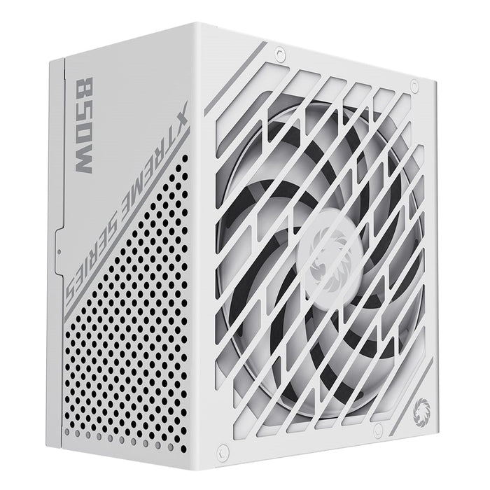 GAMEMAX GX-850W Pro Modular 80 Plus Gold ATX3.0 PCIe 5.0 White Power Supply With 135mm FDB Fan-Power Supplies-Gigante Computers