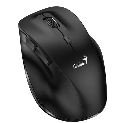 GENIUS Ergo 8230S Easy Ergonomic Wireless Silent Mouse, 2.4 GHz wireless, 6 buttons, Quiet click, less noise, DPI button: 800 / 1200 / 1600 (default) dpi - Black-Mice-Gigante Computers