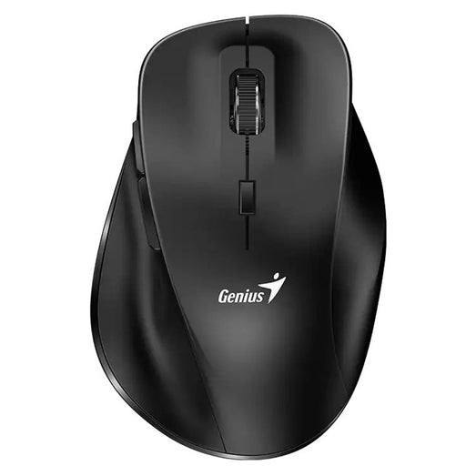 GENIUS Ergo 8230S Easy Ergonomic Wireless Silent Mouse, 2.4 GHz wireless, 6 buttons, Quiet click, less noise, DPI button: 800 / 1200 / 1600 (default) dpi - Black-Mice-Gigante Computers