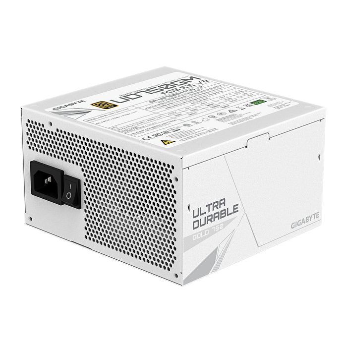 GIGABYTE GP-UD750GM 850W V2 ICE, 80 Plus Gold Certified Fully Modular Power Supply, PCIe Gen 5.1, 80 PLUS Gold, Fully Modular Design, 120mm Fan, ATX 3.1 compatible, UK Plug-Power Supplies-Gigante Computers