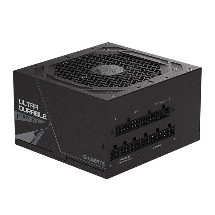 GIGABYTE GP-UD850GM 850W V2, 80 Plus Gold Certified Fully Modular Power Supply, PCIe Gen 5.1, 80 PLUS Gold, Fully Modular Design, 120mm Fan, ATX 3.1 compatible, UK Plug-Power Supplies-Gigante Computers